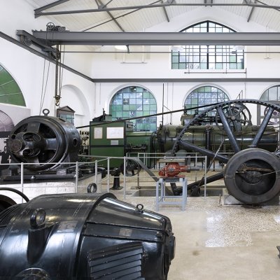 Maschinenhalle im Museum Großauheim